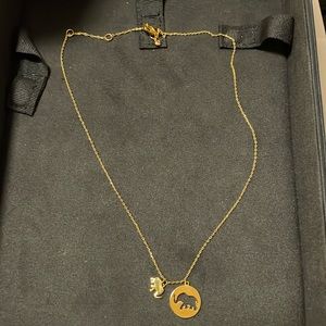 Kate spade elephant necklace